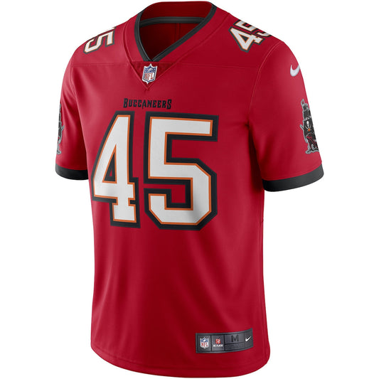 Men's Devin White Nike Buccaneers Vapor Limited Jersey - Red