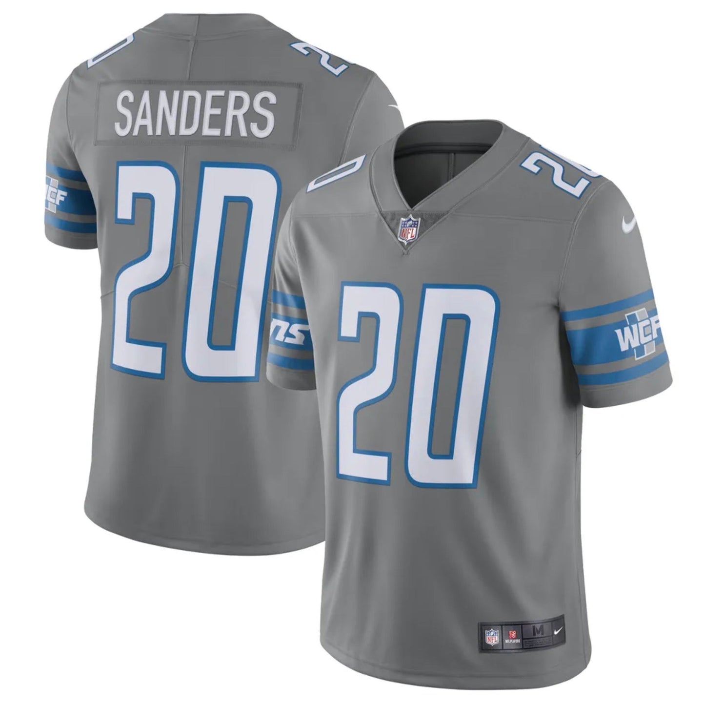 Men's Detroit Lions Barry Sanders Legend Jersey - Grey