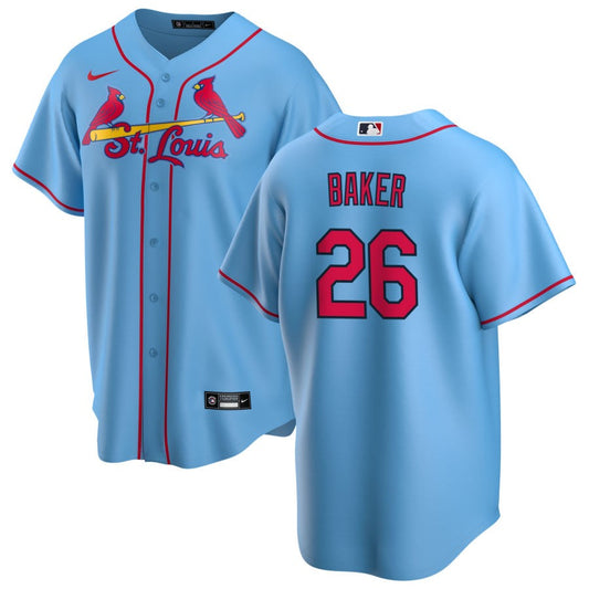 Luken Baker St. Louis Cardinals Nike Alternate Replica Jersey - Light Blue