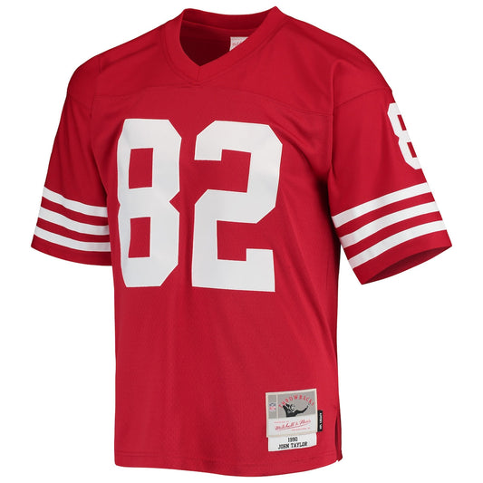 Men's John Taylor Mitchell & Ness 49ers Legacy Replica Jersey - Red