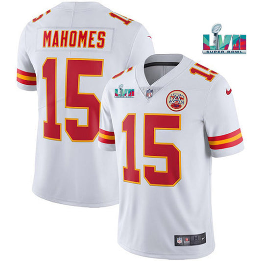 Men's Kansas City Chiefs Patrick Mahomes Super Bowl 57 Game Vapor Jersey White