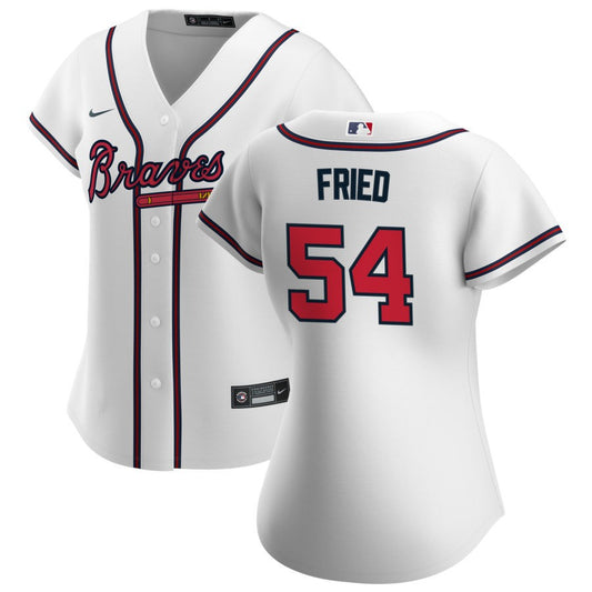 Max Fried Atlanta Braves Nike Women's Home Replica Jersey - White