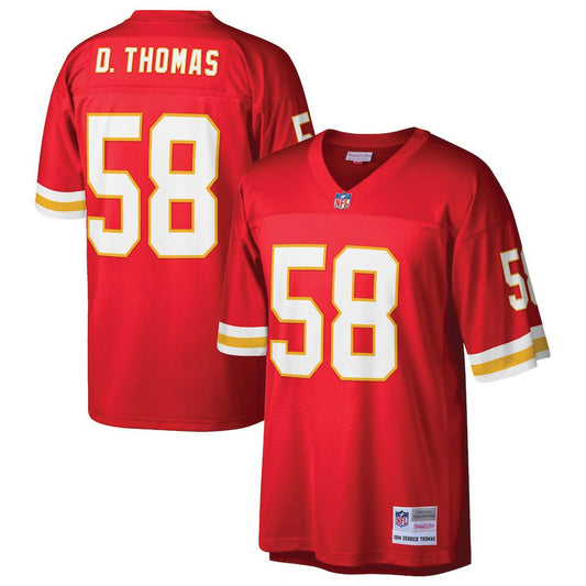 Men's Kansas City Chiefs Derrick Thomas Mitchell & Ness Red Retired Player Replica Jersey