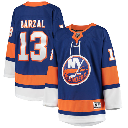 Mathew Barzal New York Islanders Youth Home Premier Player Jersey - Royal