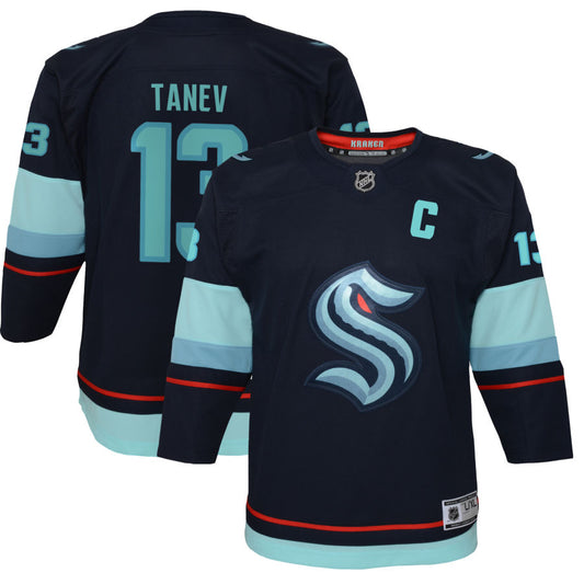 Brandon Tanev Seattle Kraken Youth Home Premier Jersey - Navy