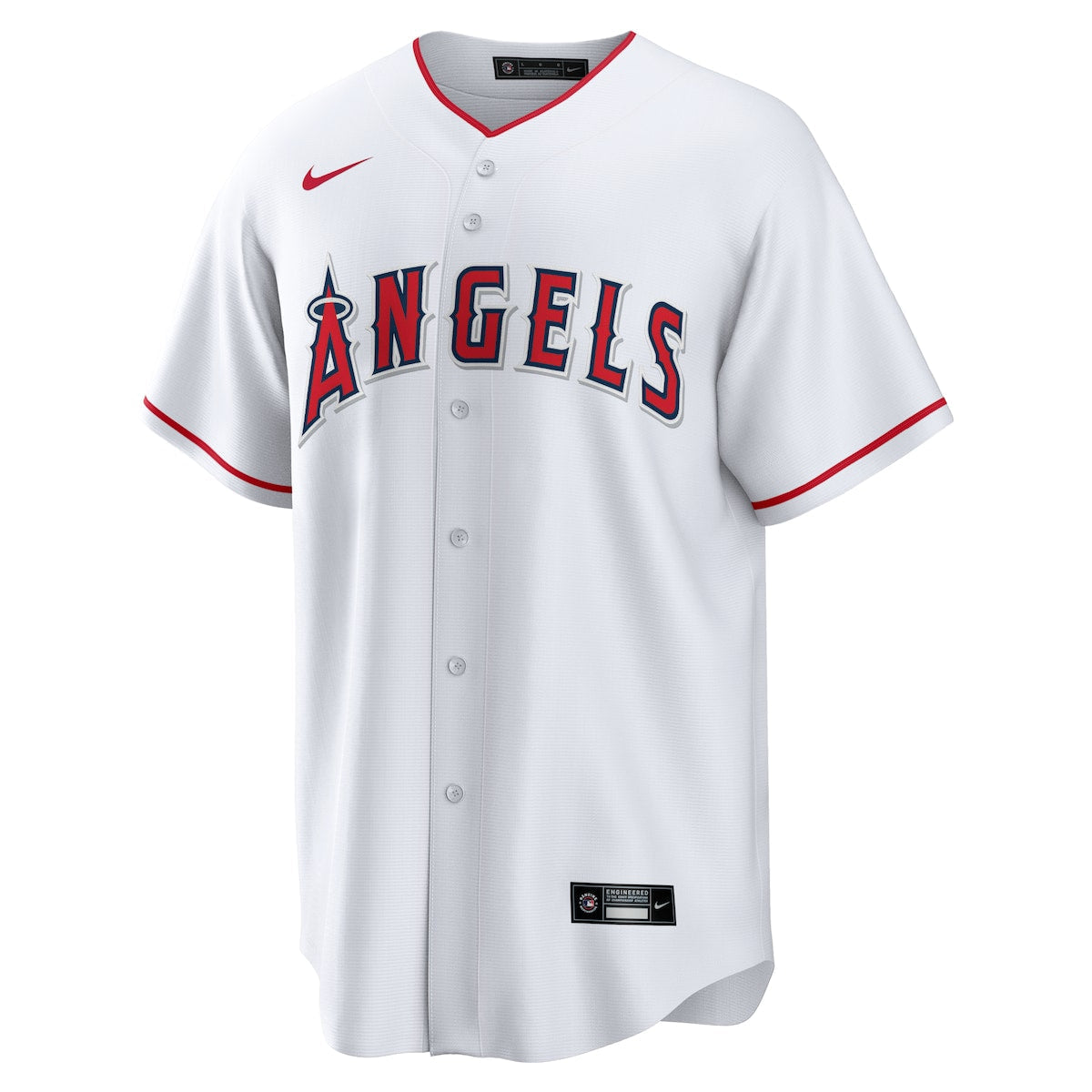 Men's  Nike Angels Home Replica Team Jersey - White