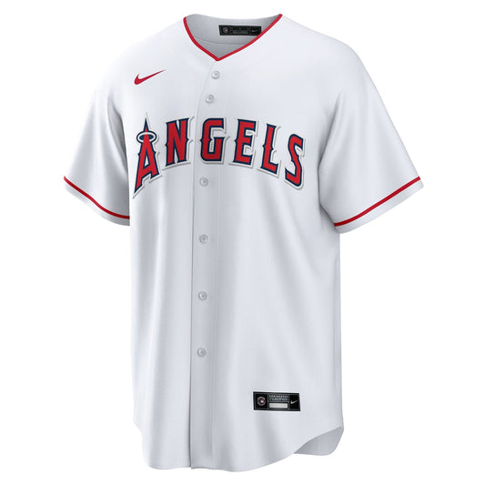 Men's  Nike Angels Home Replica Team Jersey - White