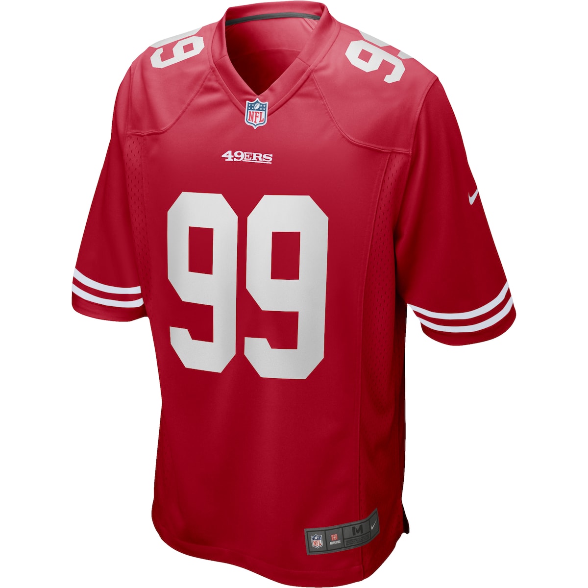 Men's Javon Kinlaw Nike 49ers Game Jersey - Red