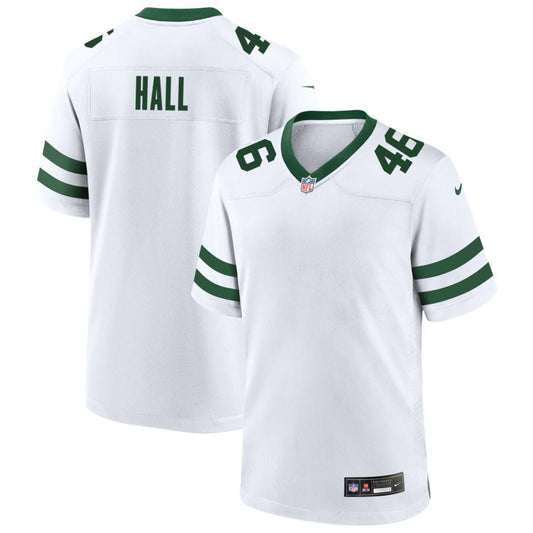 Maalik Hall New York Jets Nike Legacy Game Jersey - White