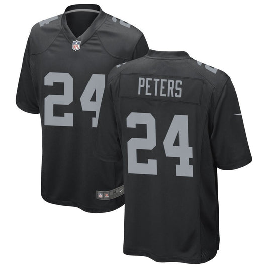 Marcus Peters Las Vegas Raiders Nike Game Jersey - Black