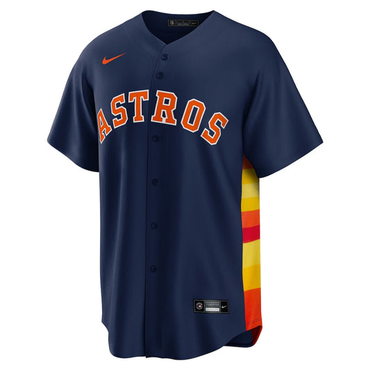 Men's Jose Altuve Nike Astros Replica Player Jersey - Navy