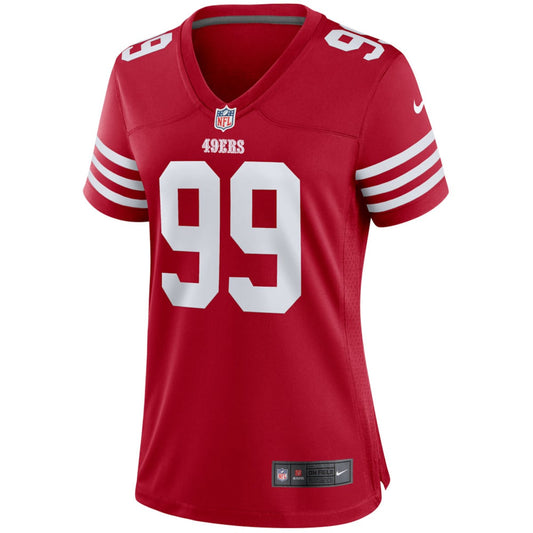 Women's Javon Kinlaw Nike 49ers Game Player Jersey - Red