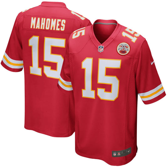 Men's Kansas City Chiefs Patrick Mahomes Red Game Jersey