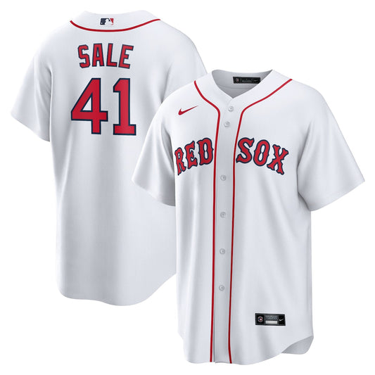 Men's Chris Sale Nike Red Sox Alternate Replica Name Jersey - White