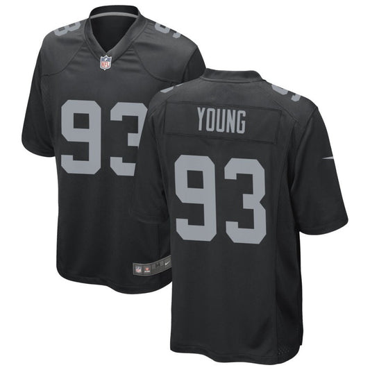 Byron Young Las Vegas Raiders Nike Game Jersey - Black