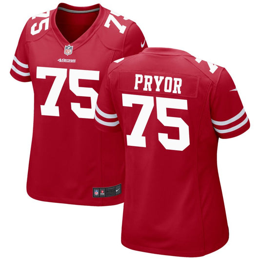 Matt Pryor San Francisco 49ers Nike Women's Game Jersey - Scarlet