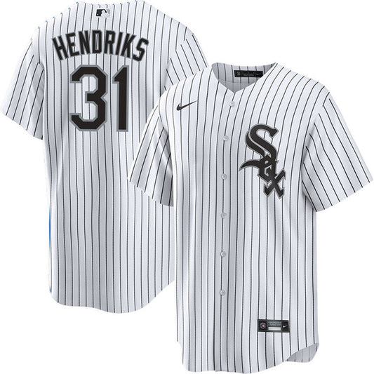 Men's Chicago White Sox Liam Hendriks Cool Base Replica Home Jersey - White