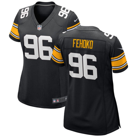 Breiden Fehoko Pittsburgh Steelers Nike Women's Alternate Game Jersey - Black