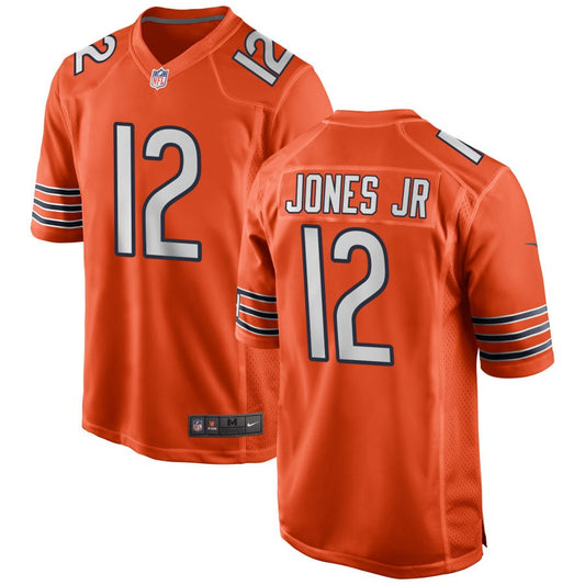 Velus Jones Jr Chicago Bears Nike Alternate Game Jersey - Orange