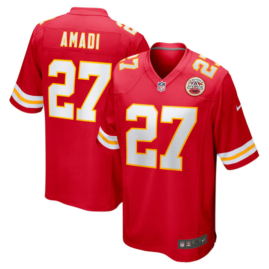 Ugo Amadi Kansas City Chiefs Nike Home Game Player Jersey - Red