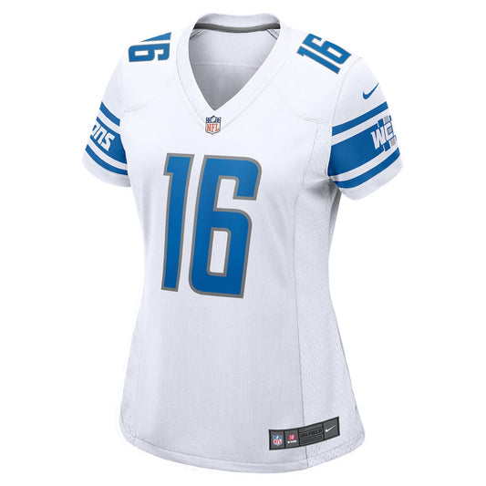 Women's Jared Goff Nike Lions Game Jersey - White