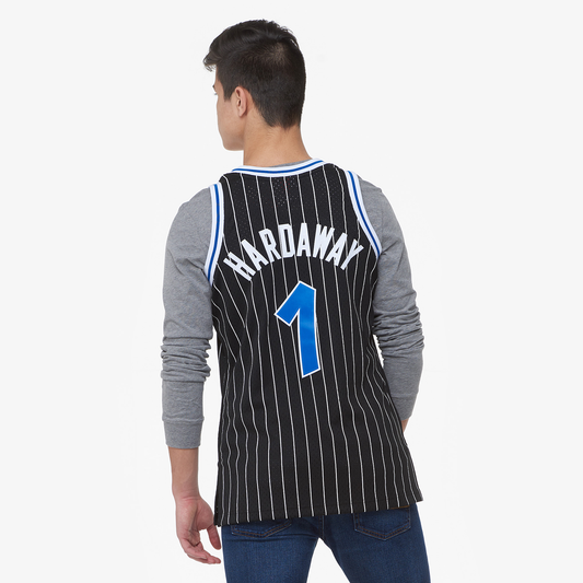 Men's Hardaway Penny Mitchell & Ness Magic Swingman Jersey - Black