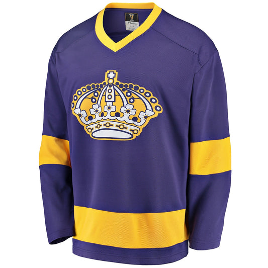 Men's  Fanatics Kings Premier Breakaway Heritage Blank Jersey - Purple