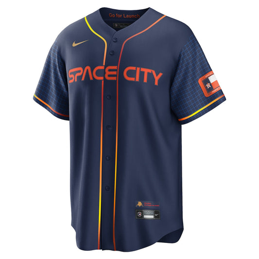 Men's  Nike Astros 2022 City Connect Replica Jersey - Navy