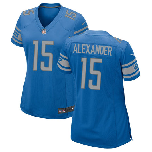 Maurice Alexander Detroit Lions Nike Women's Game Jersey - Blue