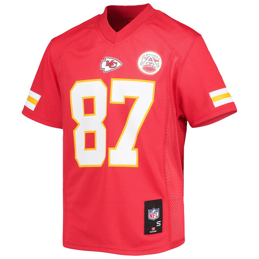 Boys' Grade School Travis Kelce Outerstuff Chiefs Replica Jersey - Red