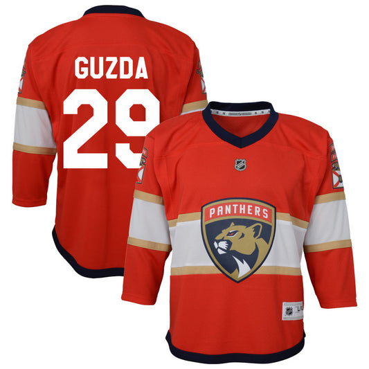 Mack Guzda Florida Panthers Youth Home Replica Jersey - Red