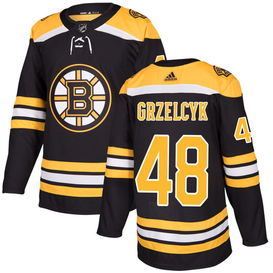 Matt Grzelcyk Boston Bruins adidas Authentic Jersey - Black