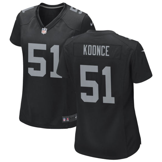 Malcolm Koonce Las Vegas Raiders Nike Women's Game Jersey - Black