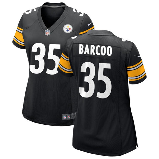 Luq Barcoo Pittsburgh Steelers Nike Women's Game Jersey - Black