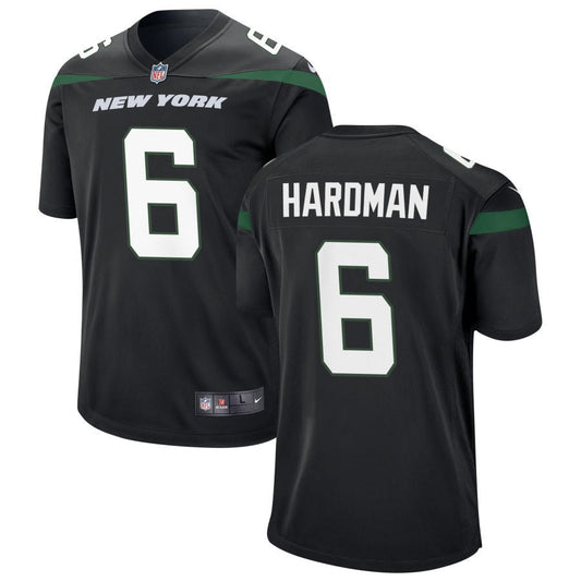 Mecole Hardman New York Jets Nike Alternate Game Jersey - Stealth Black