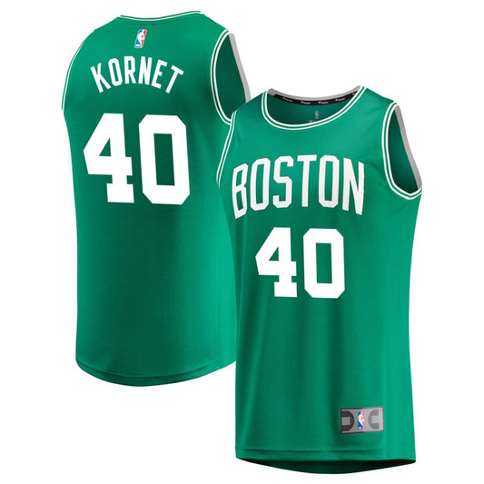 Luke Kornet   Fanatics Branded Youth Fast Break Jersey - Green - Icon Edition