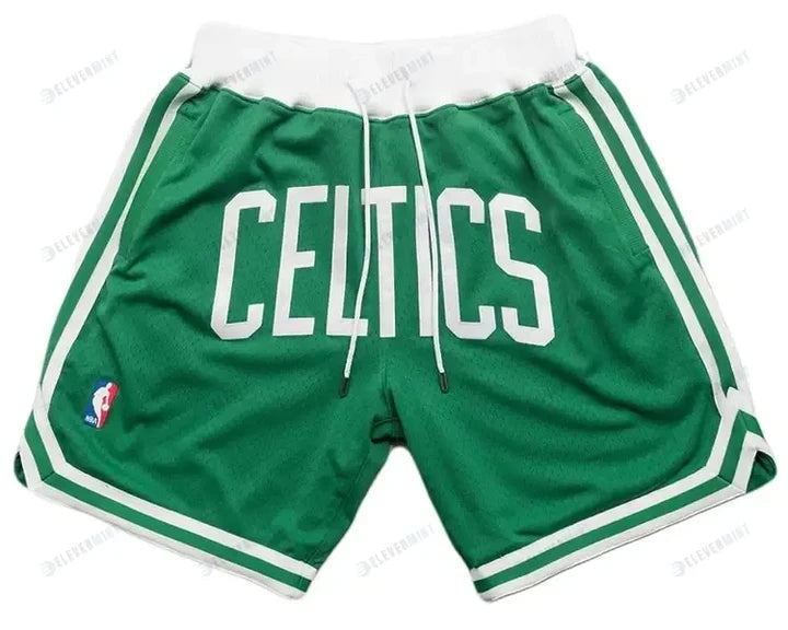 Boston Celtics NBA Retro Shorts - Green