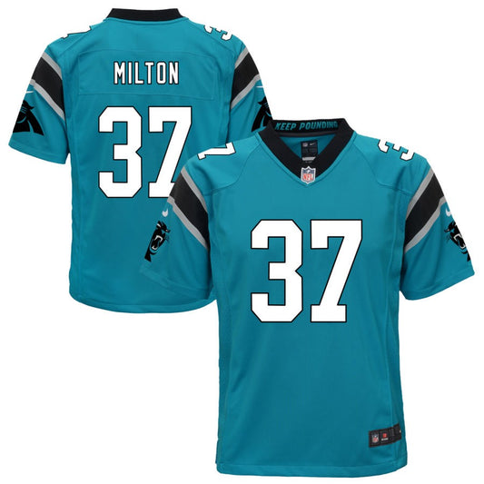 Mark Milton Carolina Panthers Nike Youth Game Jersey - Blue