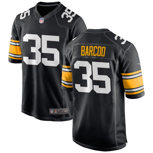 Luq Barcoo Pittsburgh Steelers Nike Alternate Game Jersey - Black