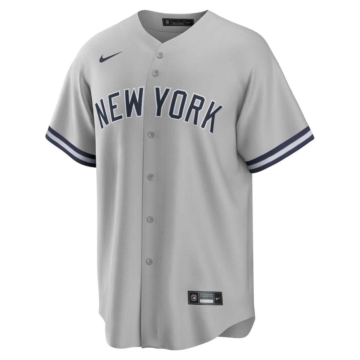 Men's  Nike Yankees Replica Team Jersey - Grey