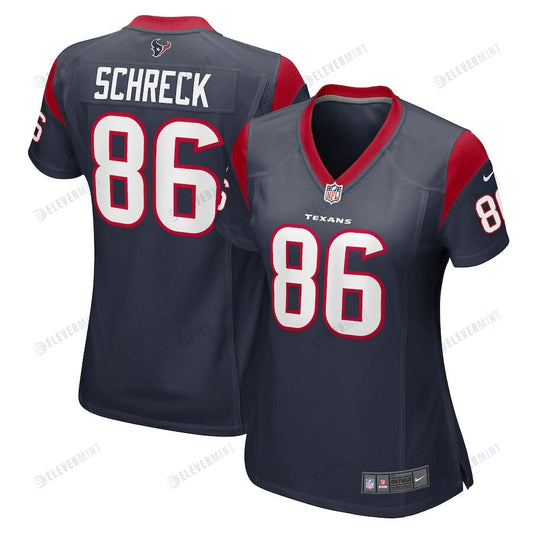 Mason Schreck Houston Texans Women's Game Player Jersey - Navy