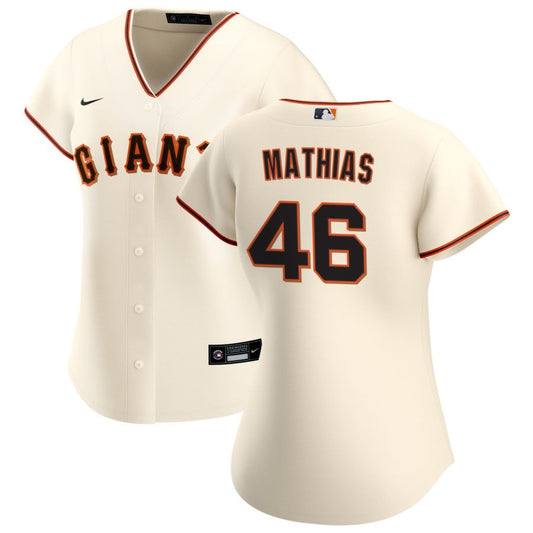 Mark Mathias San Francisco Giants Nike Women's Home Replica Jersey - Cream