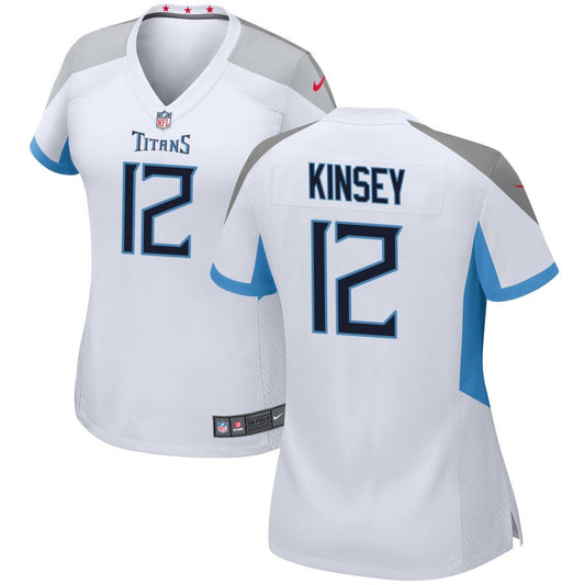 Mason Kinsey Tennessee Titans Nike Women's Game Jersey - White