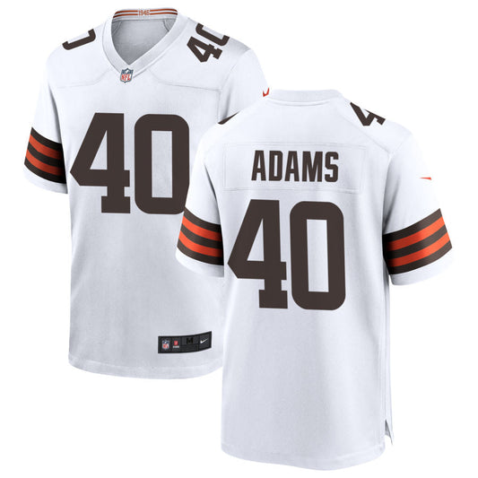 Matthew Adams Cleveland Browns Nike Game Jersey - White