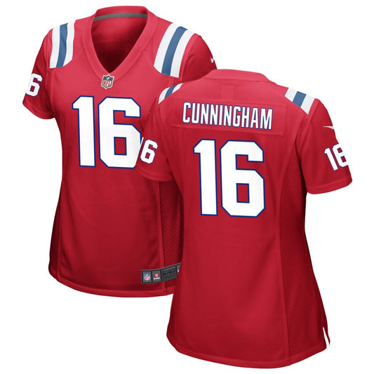 Malik Cunningham New England Patriots Nike Women's Alternate Jersey - Red