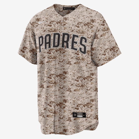 Manny Machado San Diego Padres USMC Men's Nike MLB Replica Jersey - Desert Camo