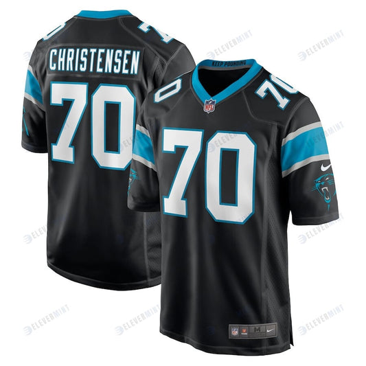 Brady Christensen 70 Carolina Panthers Men's Game Jersey - Black