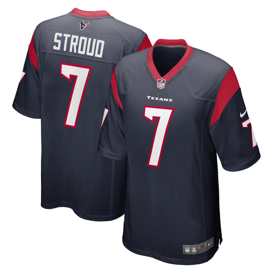 Men's C.J. Stroud Houston Texans Navy Game Jersey