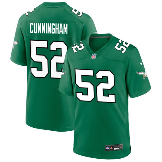 Zach Cunningham Philadelphia Eagles Nike Alternate Game Jersey - Kelly Green