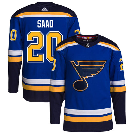 Brandon Saad St. Louis Blues adidas Home Authentic Pro Jersey - Royal